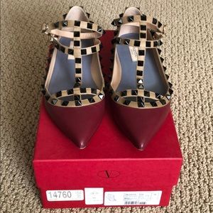 Valentino Ballerina Rockstud flats
